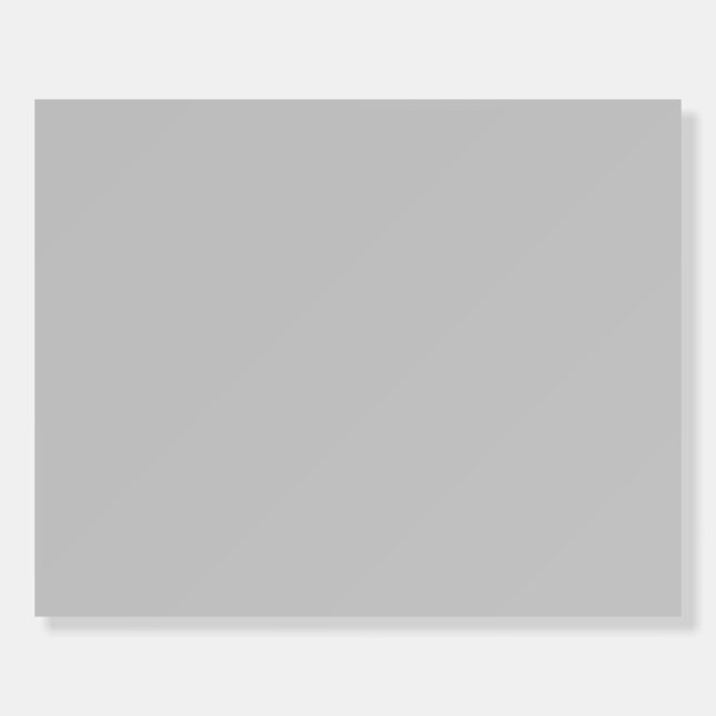 Click Customize it Change to Your Own Foam Board (Front)