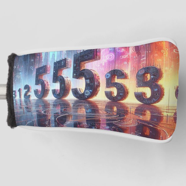 Click Customize it Change to Your Own Golf Head Cover (Front)