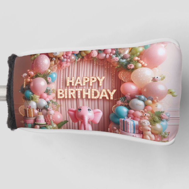 Click Customize it Change to Your Own Golf Head Cover (Front)