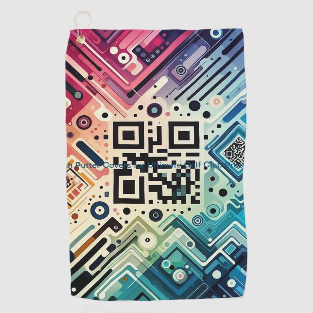 Click Customize it Change to Your Own Golf Towel (Front)