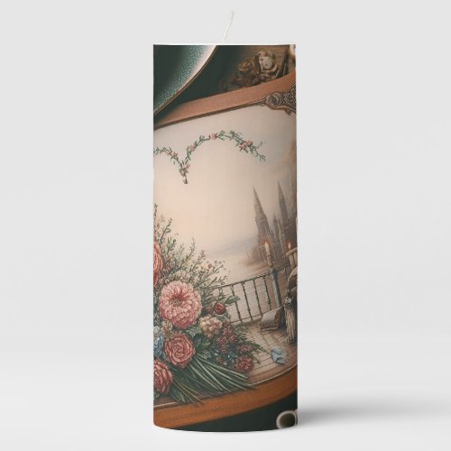 Click Customize it Change to Your Own Pillar Candle