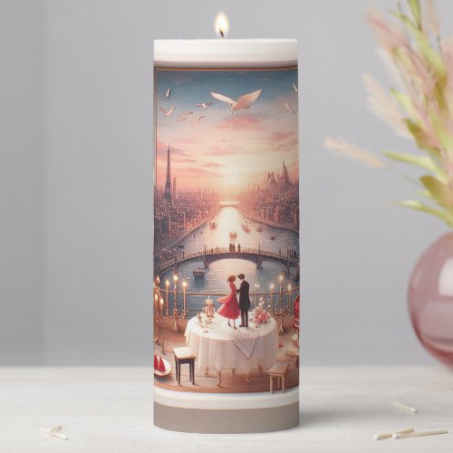 Click Customize it Change to Your Own Pillar Candle