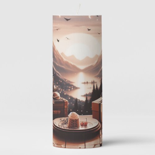 Click Customize it Change to Your Own Pillar Candle