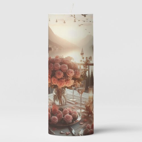 Click Customize it Change to Your Own Pillar Candle