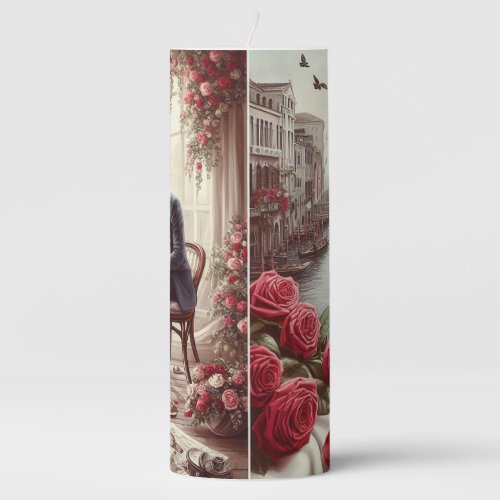 Click Customize it Change to Your Own Pillar Candle