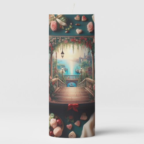 Click Customize it Change to Your Own Pillar Candle