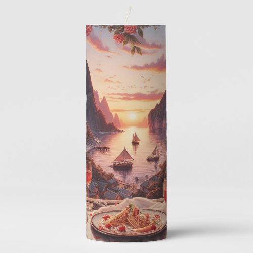 Click Customize it Change to Your Own Pillar Candle