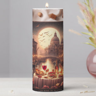 Click Customize it Change to Your Own Pillar Candle