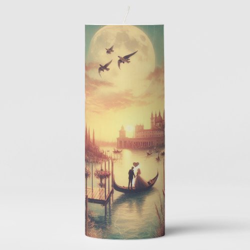 Click Customize it Change to Your Own Pillar Candle