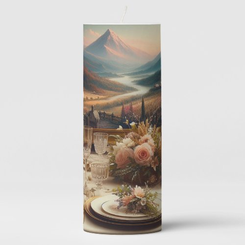 Click Customize it Change to Your Own Pillar Candle