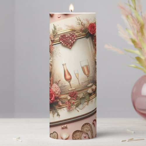 Click Customize it Change to Your Own Pillar Candle