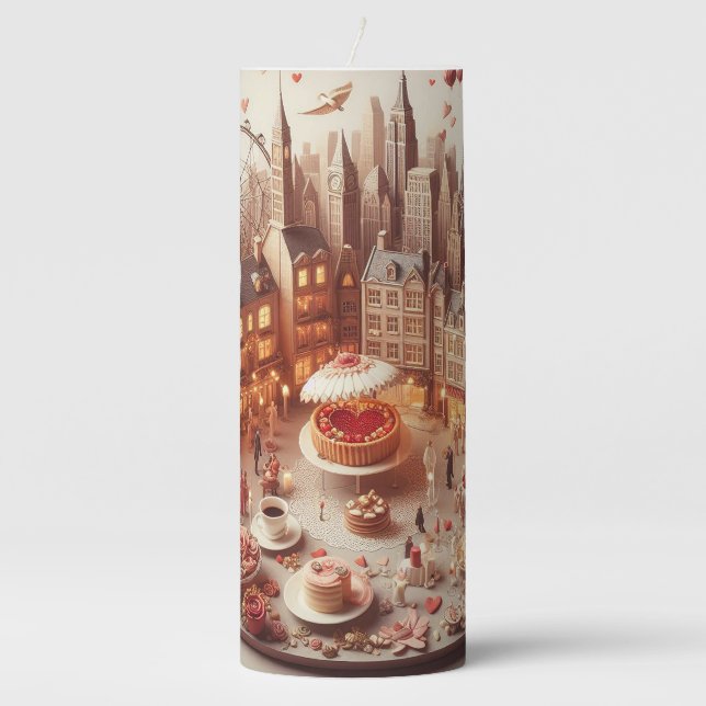 Click Customize it Change to Your Own Pillar Candle (Front)