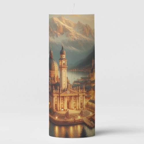 Click Customize it Change to Your Own Pillar Candle