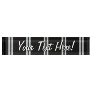Click Customize to Change Grey to Your Color Pick Desk Name Plate