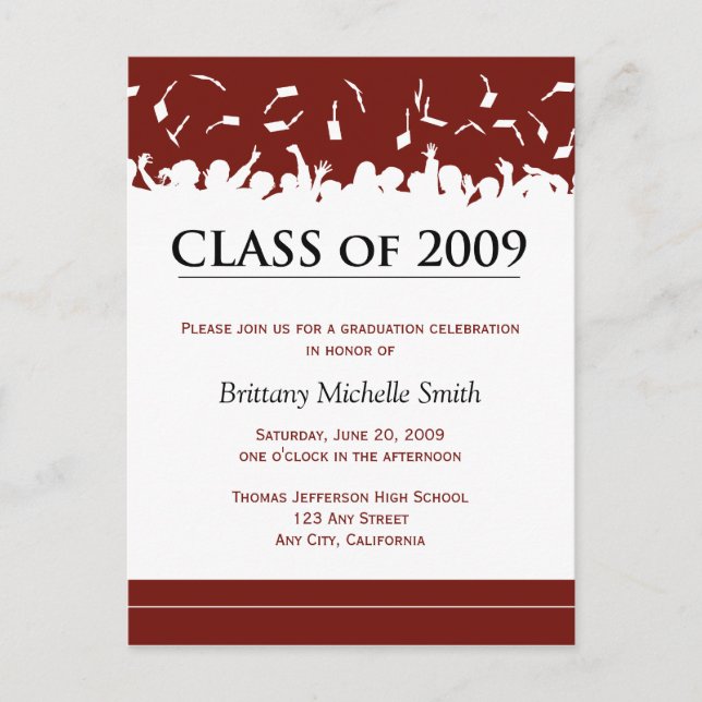 Click HERE for 2010 Graduation Invitation Postcard (Front)