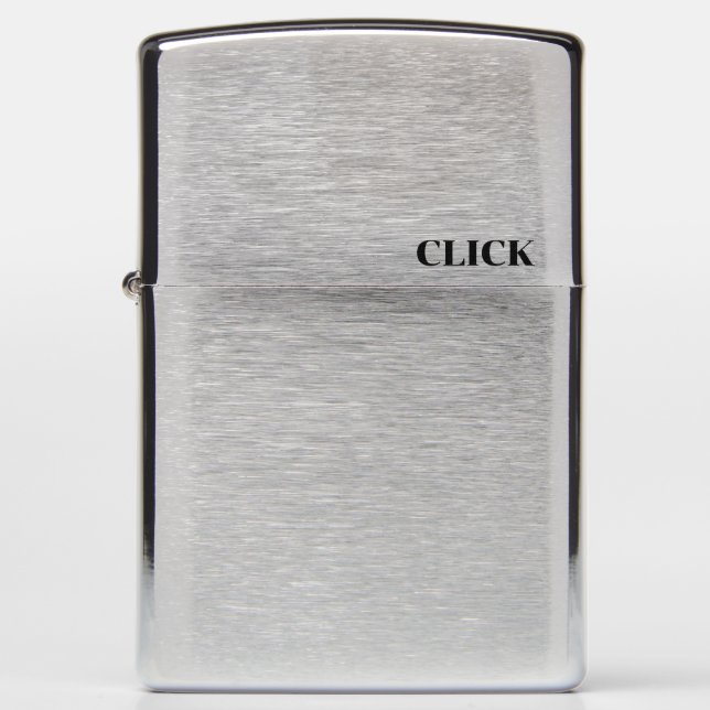 Click Me – Classic Click Lighter (Front)
