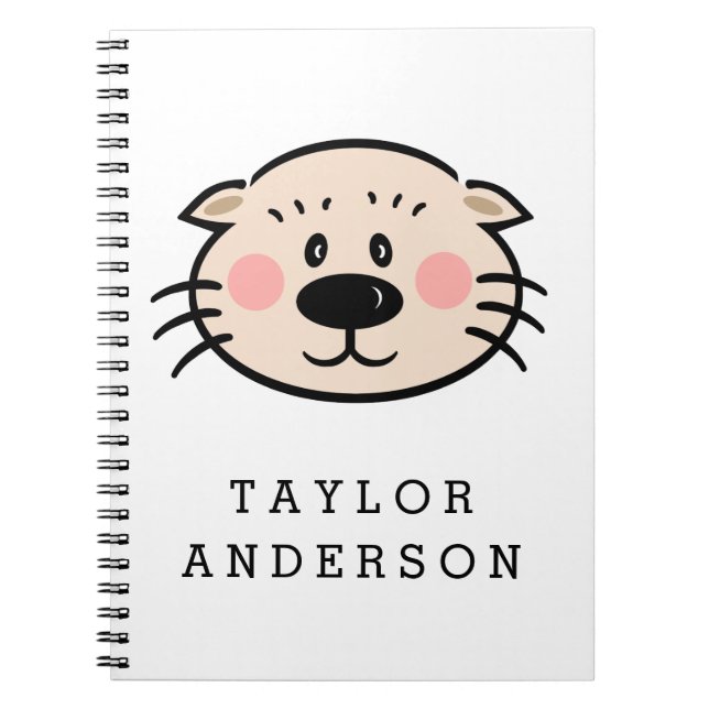(click to change background color ) Notebook (Front)