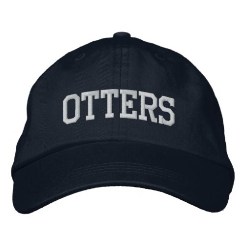 (Click to change color) Embroidered Otter Hat