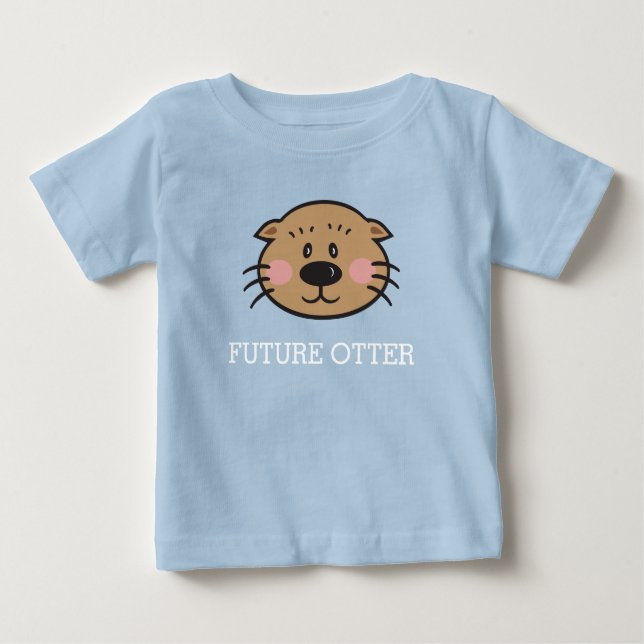 (click to change shirt color & style) Baby Tee (Front)