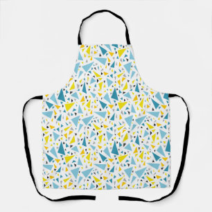 Click to favorite design  Yellow and blue triangle Apron