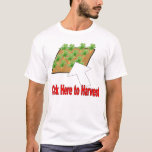 Click To Harvest T-shirt at Zazzle