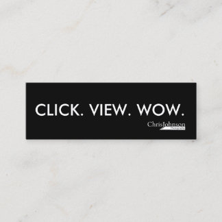 CLICK VIEW WOW MINI BUSINESS CARD