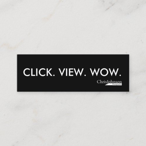 CLICK VIEW WOW BUSINESS CARD TEMPLATES