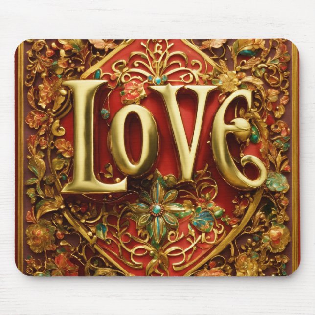 "Click with Confidence: Fashionable Mouse Pads" Mouse Pad (Front)