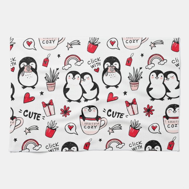 Click With Love Kitchen Towel (Horizontal)