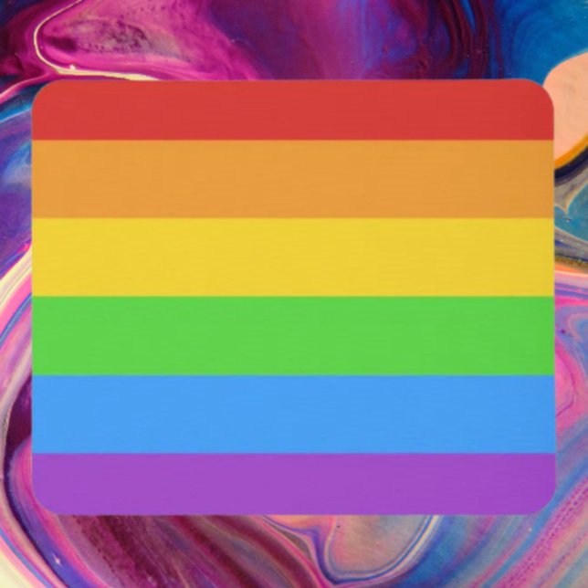 Click with Pride: Rainbow Flag Mouse Pad (Creator Uploaded)