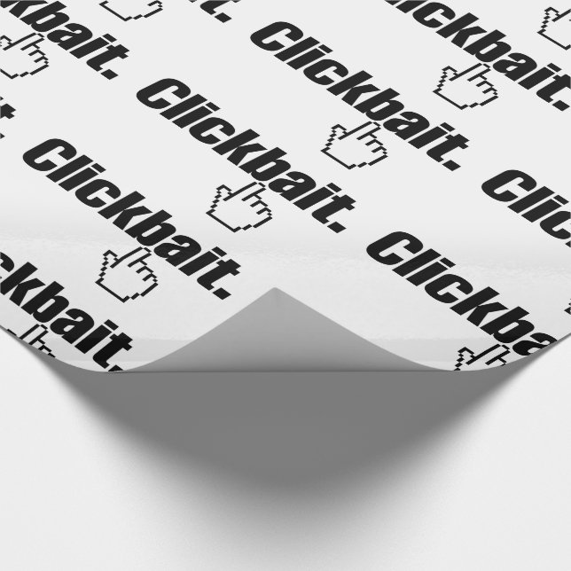 Clickbait. Wrapping Paper (Corner)