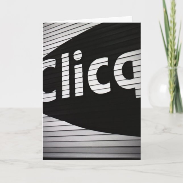 Clicquot Club Card (Front)