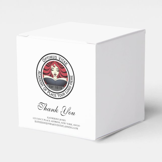 Client Appreciation Event Favor Boxes (Front Side)