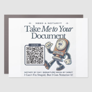 Client Sample 1 Car Magnet
