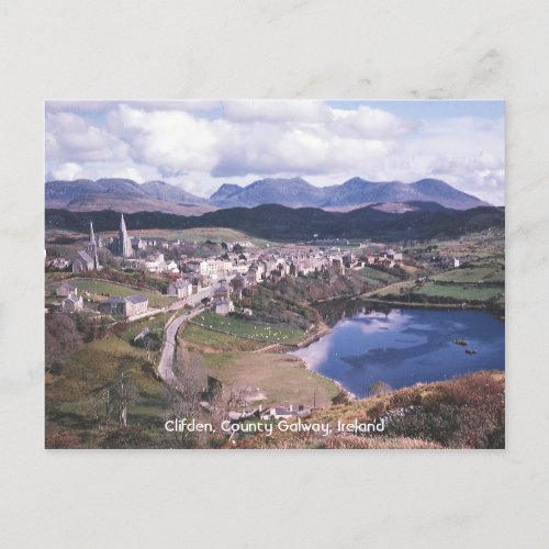 Clifden County Galway Ireland photo Postcard