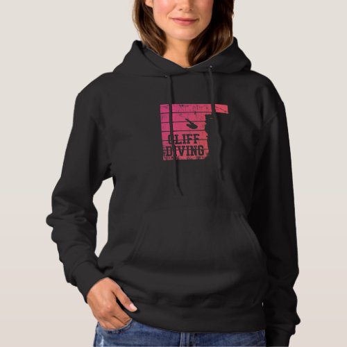 Cliff Diving Lover Cliff Jumping Diver Hoodie