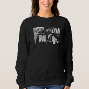 Cliff Diving Mom Climbing Skipping Sweatshirt
