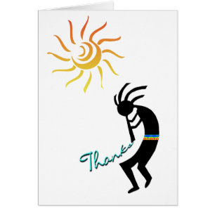 Cliff Dweller, Kokopelli, Native American Flute Cards