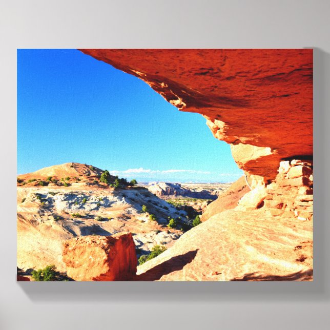 Cliff Dwellings Canyonlands National Park Canvas Photo Tile (Front Set)