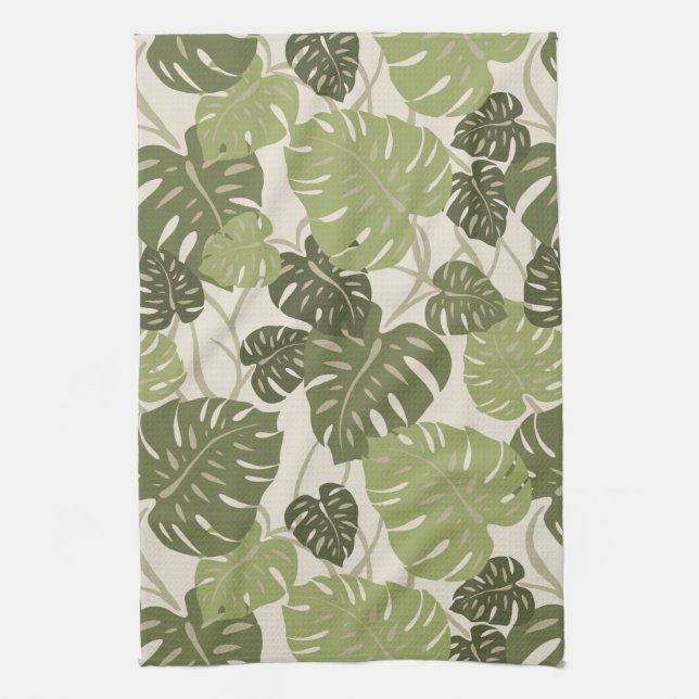 Cliff Hanger Hawaiian Kitchen Towel (Vertical)