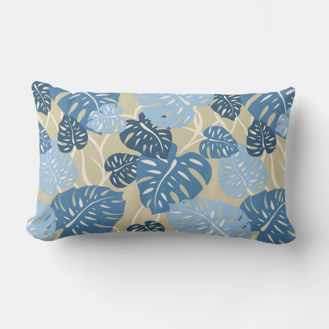 Cliff Hanger Hawaiian Lumbar Decorative Pillows (Front)
