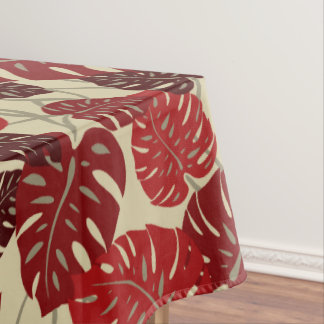 Cliff Hanger Hawaiian Monstera Leaf Tablecloth