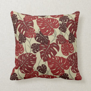 Cliff Hanger Hawaiian Square Decorative Pillows