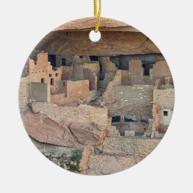 Cliff Homes Ceramic Ornament (Front)