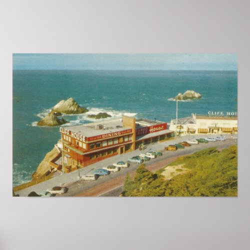 Cliff House San Francisco CALIFORNIA historic Poster