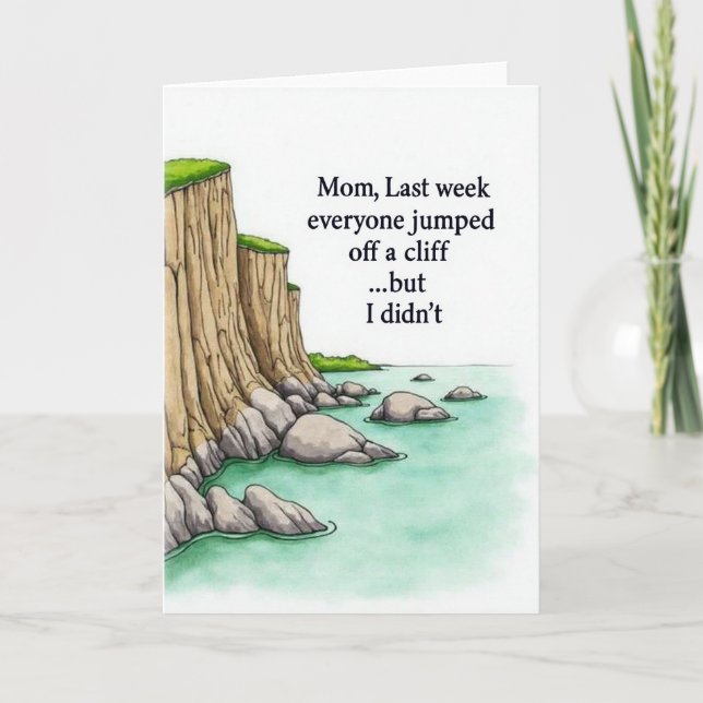 Cliff Mom Choice Message Card (Front)