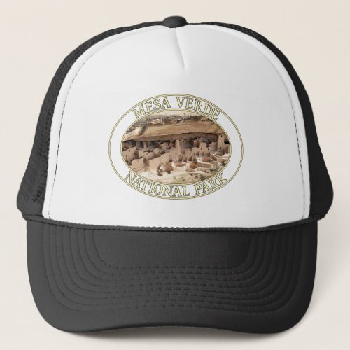 Cliff Palace at Mesa Verde National Park in CO Trucker Hat