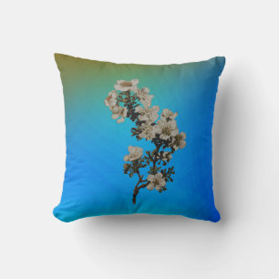 Cliff Rose Throw Pillow