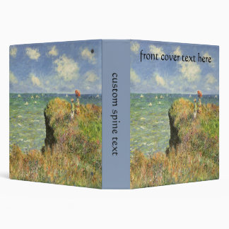 Cliff Walk at Pourville by Claude Monet Binder