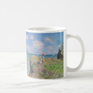 Cliff Walk at Pourville by Claude Monet Coffee Mug
